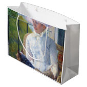 Grand Sac Cadeau Jeune fille et son chien, Mary Cassatt (Dos Angle)