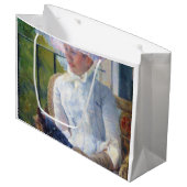 Grand Sac Cadeau Jeune fille et son chien, Mary Cassatt (Devant Angle)