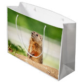 Grand Sac Cadeau Jeune marmotte (Dos Angle)