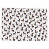 Grand Sac Cadeau Jeux de rennes (Dos)