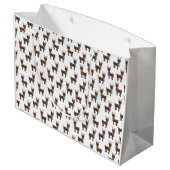 Grand Sac Cadeau Jeux de rennes (Dos Angle)