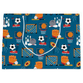 Grand Sac Cadeau Jeux sportifs (Devant)