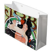 Grand Sac Cadeau JOB, Mucha (Devant Angle)