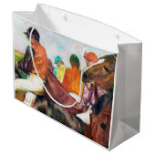 Grand Sac Cadeau Jockey et Cheval, Edgar Degas (Dos Angle)