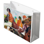 Grand Sac Cadeau Jockey et Cheval, Edgar Degas (Devant Angle)