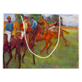 Grand Sac Cadeau Jockeys et chevaux de course, Edgar Degas (Dos)