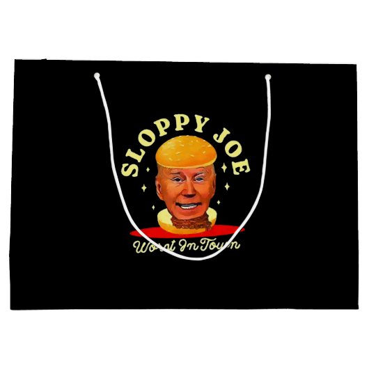 Grand Sac Cadeau Joe Biden anti-président (Dos)