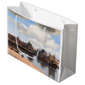 Grand Sac Cadeau Johannes Vermeer - Vue de Delft (Devant Angle)