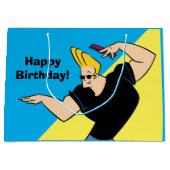 Grand Sac Cadeau Johnny Bravo Combing Hair (Devant)