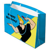 Grand Sac Cadeau Johnny Bravo Combing Hair (Dos Angle)