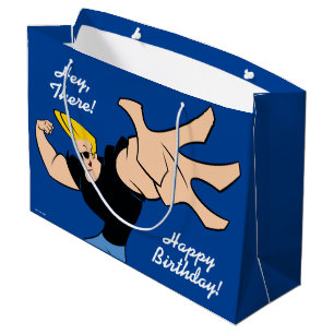 Grand Sac Cadeau Johnny Bravo Pose Iconique