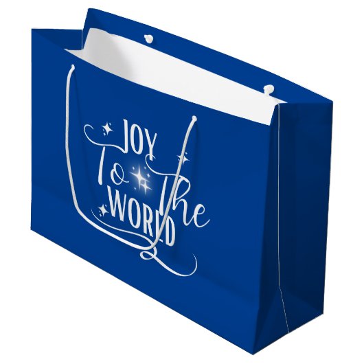 Grand Sac Cadeau Joie Au Monde Carol (Devant Angle)