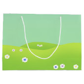 Grand Sac Cadeau Joli bébé de Pâques poussin (Dos)