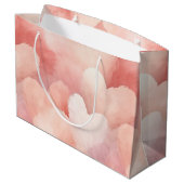 Grand Sac Cadeau Joli Coeur rose (Dos Angle)