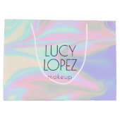 Grand Sac Cadeau Joli holographe moderne et élégant (Dos)