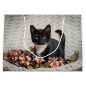 Grand Sac Cadeau Joli Rose Bella (Devant)