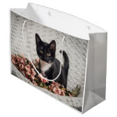 Grand Sac Cadeau Joli Rose Bella (Dos Angle)