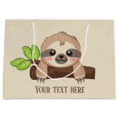 Grand Sac Cadeau joli texte ajouter partie (Devant)