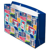 Grand Sac Cadeau Jolie espèce de requin Noël (Dos Angle)