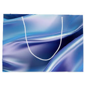 Grand Sac Cadeau Jolie Fête des mariées bleu pourpre (Dos)