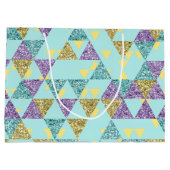 Grand Sac Cadeau Jolie soirée paon (Dos)