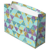 Grand Sac Cadeau Jolie soirée paon (Dos Angle)