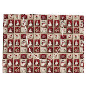 Grand Sac Cadeau Jolly Snowmen (Dos)