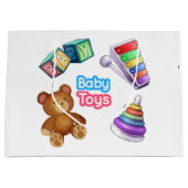Grand Sac Cadeau Jouets pour bébés (Devant)