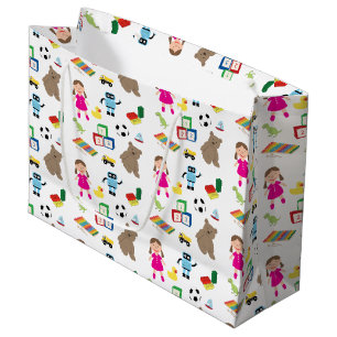 Grand Sac Cadeau Jouets pour enfants Motif