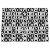 Grand Sac Cadeau Jouez aux échecs et continuez (Devant)