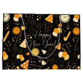 Grand Sac Cadeau Jour du Nouvel An (Dos)