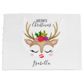 Grand Sac Cadeau Jour férié de Noël (Devant)