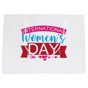 Grand Sac Cadeau Journée internationale de la femme