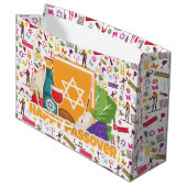 Grand Sac Cadeau Joyeuse Pâque (Devant Angle)