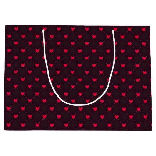 Grand Sac Cadeau Joyeuse Saint-Valentin (Devant)