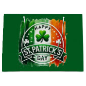 Grand Sac Cadeau Joyeuse St. Patrick's Day (Devant)