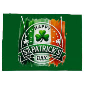 Grand Sac Cadeau Joyeuse St. Patrick's Day (Dos)