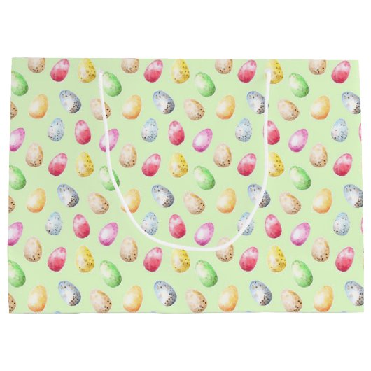 Grand Sac Cadeau Joyeuses Pâques (Dos)