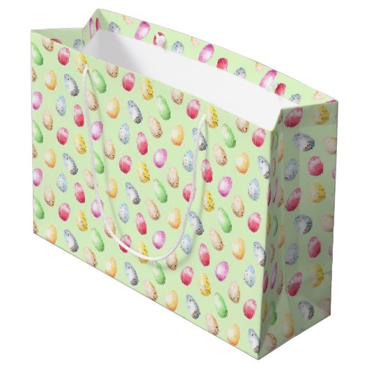 Grand Sac Cadeau Joyeuses Pâques (Dos Angle)