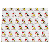 Grand Sac Cadeau Joyeux abeilles (Devant)