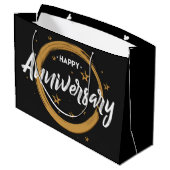 Grand Sac Cadeau Joyeux Anniversaire (Dos Angle)