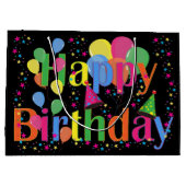 Grand Sac Cadeau Joyeux anniversaire (Dos)