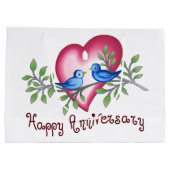 Grand Sac Cadeau Joyeux anniversaire (Dos)