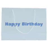 Grand Sac Cadeau Joyeux anniversaire (Dos)