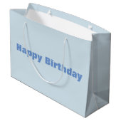 Grand Sac Cadeau Joyeux anniversaire (Dos Angle)