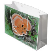 Grand Sac Cadeau Joyeux anniversaire aux champignons (Dos Angle)