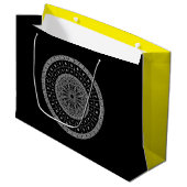 Grand Sac Cadeau Joyeux anniversaire codé avec ROT13 Cipher (Devant Angle)