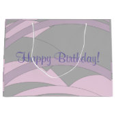 Grand Sac Cadeau Joyeux anniversaire élégant (Devant)