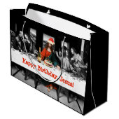 Grand Sac Cadeau Joyeux anniversaire, Jésus ! Noël drôle (Dos Angle)