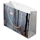 Grand Sac Cadeau Joyeux anniversaire Misty Morning (Dos Angle)